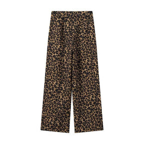 HOSE MIT LEOPARDEN MUSTER